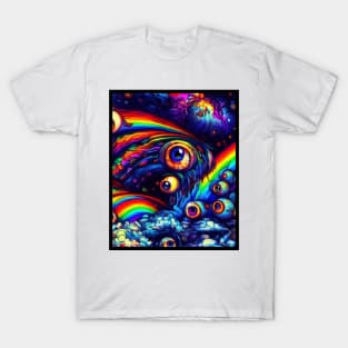 Psychedelic abstract artwork T-Shirt